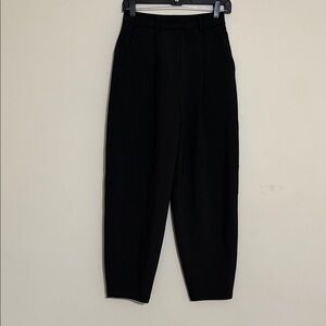 Lookast Classic Black High-Waisted Trousers women S barrel event retro Y2K goth
